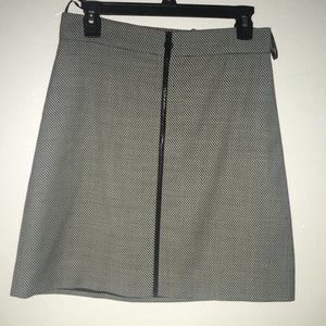 Karen Millen Full Zip Mini Skirt Sz US 6